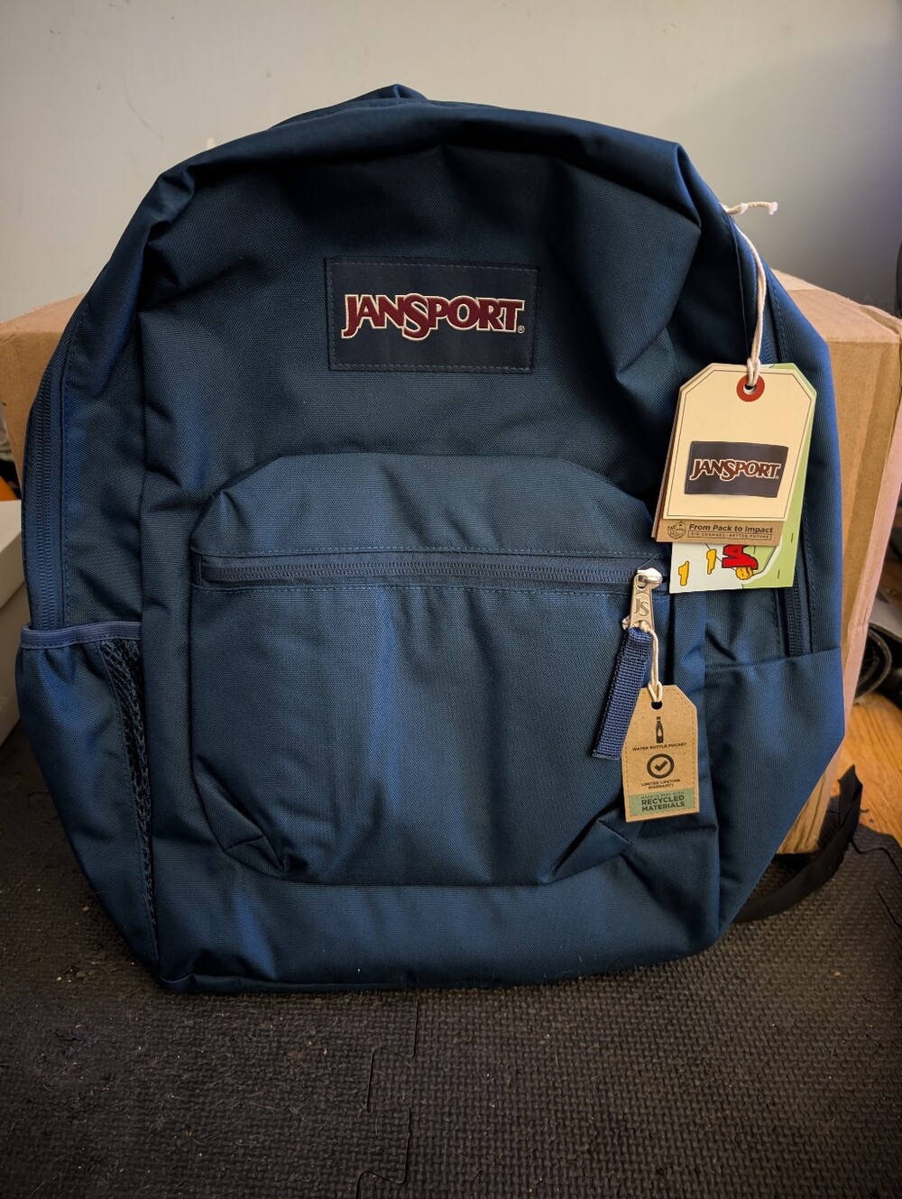 Jansport Cross Town Backpack Navy
